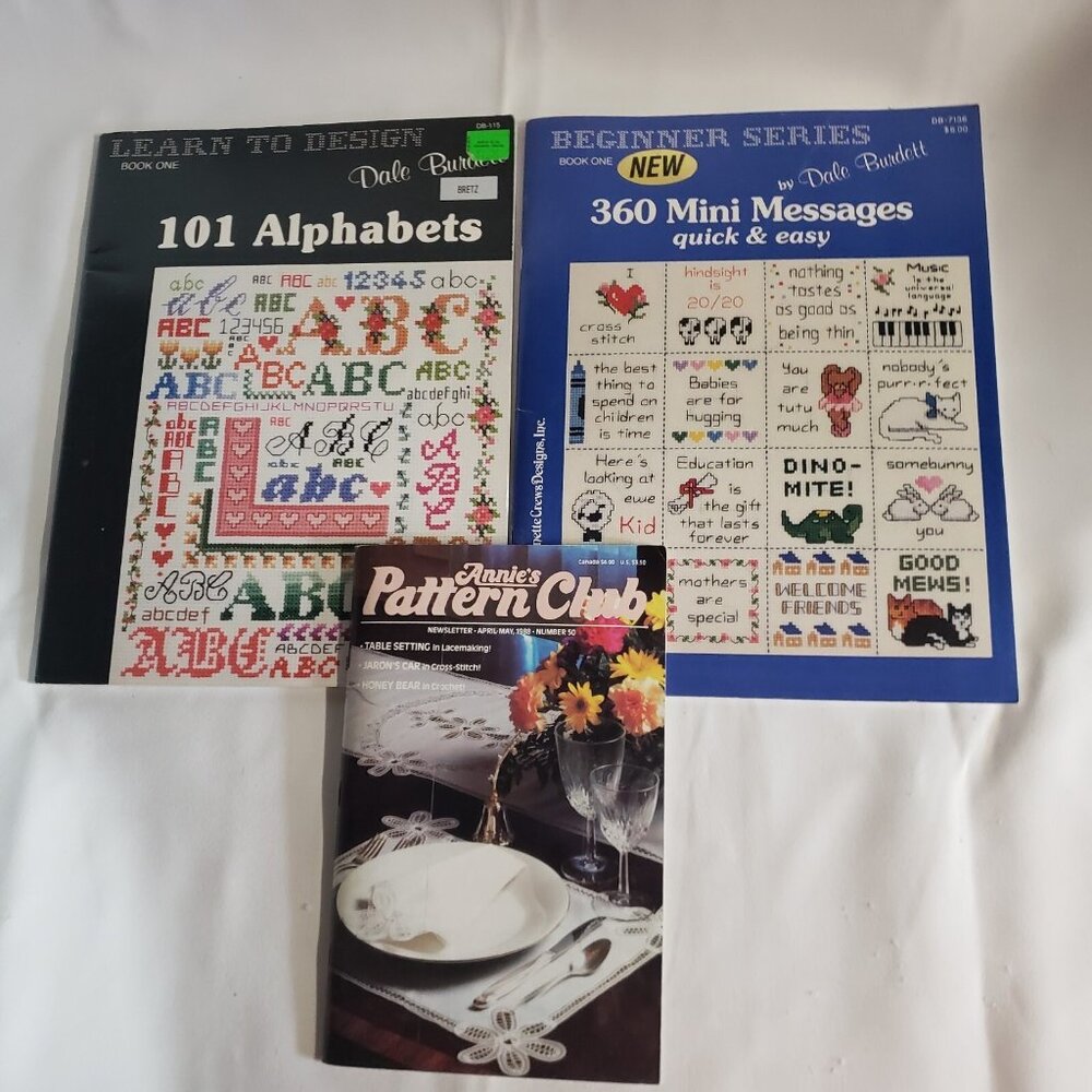 Dale Burdett Learn to Design Beginner Cross Stitch Pattern Annie's Pattern Club